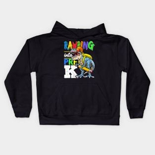 Rawring into Pre-K Dinosaur Back to School  s Gift Kids Hoodie